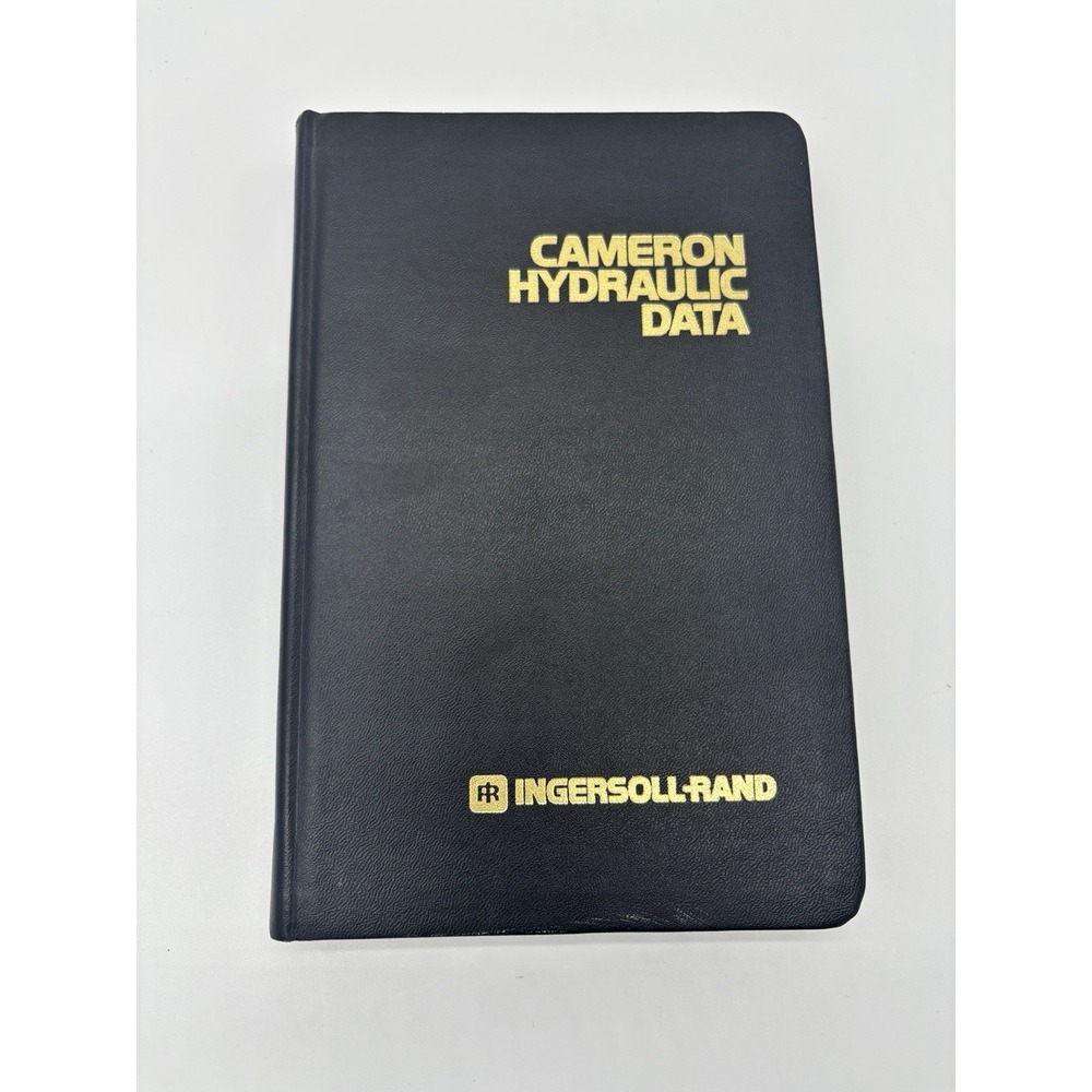Cameron Hydraulic Data 17th Edition Ingersoll-Rand (1988) Hardcover Engineeringโ